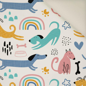 GEMALTE HUNDE- Polster- Velours