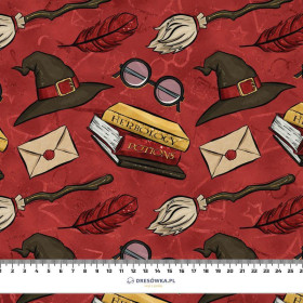 ZAUBER MIX M.1 (ZAUBERSCHULE) / rot - Lycra 300g