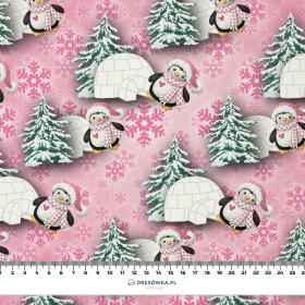 PINGUINE UND IGLU (PINGUINE) - Baumwoll Webware