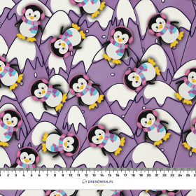 PINGUINE AUF DEN GIPFELN (PINGUINE) - Baumwoll Webware