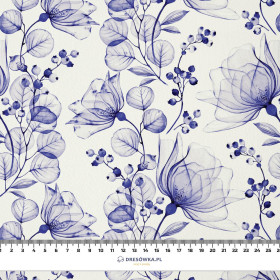 BLUMEN Ms. 4 (Very Peri) - Baumwoll Webware