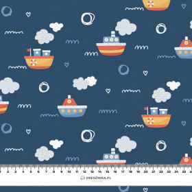 SCHIFFE m. 3 / dunkellblau (ADVENTURE BEGINS) - Wasserabweisende Webware