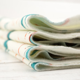 EISBÄREN / weiß - Sommersweat angeraut mit Elastan PDE250 