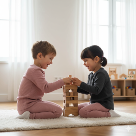 Rippstrick HARMONIA 4x2 - MELANGE GRAPHIT (D-08)