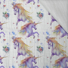 FAIRY WORLD wz.14 (UNICORN) - Baumwoll Musselin