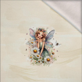FAIRY WORLD wz.18 - panel (60cm x 50cm) Wintersweat angeraut mit Elastan ITY