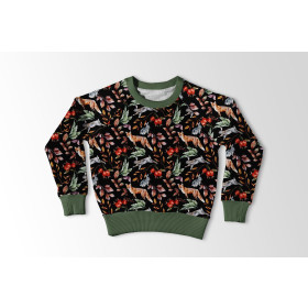 WALDTIERE M. 2 / SCHWARZ (BUNTER HERBST)  - Thermo lycra