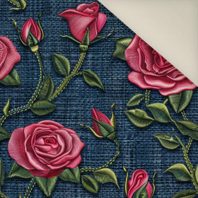 FLOWERS 3D M.10- Polster- Velours