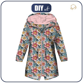 KINDERPARKA (ARIEL) - FLOWERS 3D WZ. 11 - Nähset