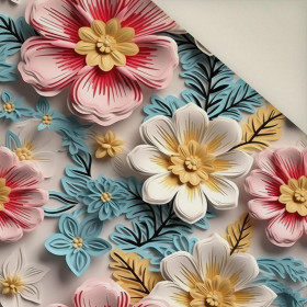 FLOWERS 3D M.11- Polster- Velours