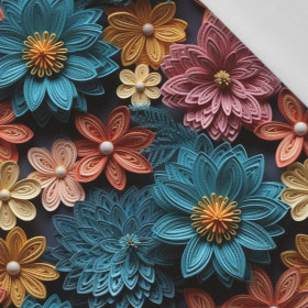 FLOWERS 3D M.14 - Baumwoll Webware