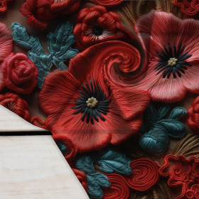 FLOWERS 3D M. 6 - Krepp