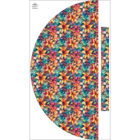 Maxirock Panel - krepp/ Flowers wz.41