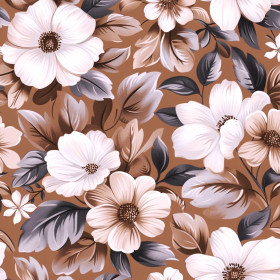 FLOWERS WZ.6/ Mocha Mousse  - Thermo lycra