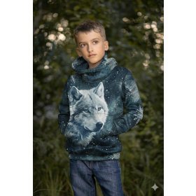 HYDROPHOBER HOODIE UNISEX - WINTER WOLF M. 1 - Nähset