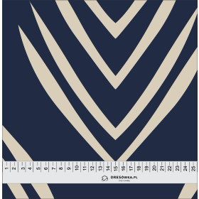 GEOMETRIC WZ. 7 - Wintersweat angeraut mit Elastan ITY