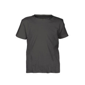 2-PACK - BASIC KINDER T-SHIRT - GRAPHITE- Nähset