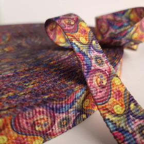 Bedrucktes Gurtband 25 mm - PAISLEY wz.21