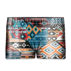 Jungen Badehose - INDIANER MOSAIK 146-152