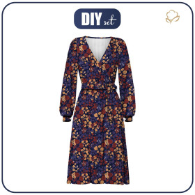 WICKEL MIDI KLEID (BIANCA) - JAPANISCHER GARTEN Ms. 1 (JAPAN) - Nähset  