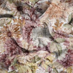 HERBSTBLUMEN (GOLDENER HERBST) - Baumwoll Musselin