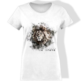 DAMEN T-SHIRT - BE BRAVE (BE YOURSELF) - Single Jersey