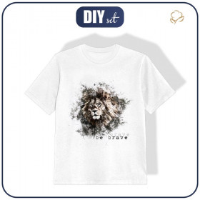 KINDER T-SHIRT- BE BRAVE (BE YOURSELF) -  Single Jersey