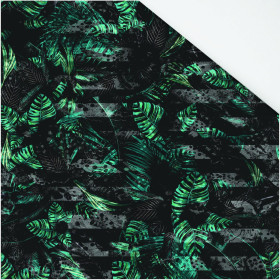 JUNGLE ZEBRA / MONSTERA - Hydrophober angerauter Wintersweat