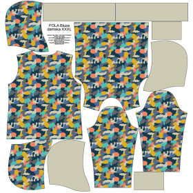 CLASSIC DAMEN HOODIE (POLA) - CAMOUFLAGE BUNT Ms. 2 - Sommersweat 