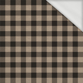 KARO VICHY - MELANGE BEIGE - Sommersweat