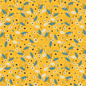 BLÜMCHEN M. 2 / senf - YELLOW