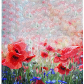 MOHNBLUMEN Ms. 1 - Paneel Sommersweat 