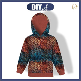 KINDER HOODIE (ALEX) - LEATHER PATTERN WZ.10 - Nähset