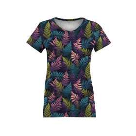 LEAVES AND FERNS WZ. 1 - Wintersweat angeraut mit Elastan ITY