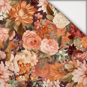 AUTUMN TIME MS. 2 - leichte Maschenware angeraut ( orange )