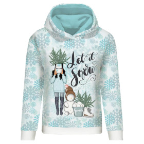 CLASSIC DAMEN HOODIE (POLA) - LET IT SNOW MS. 2 (WINTER IN DER STADT) - Sommersweat