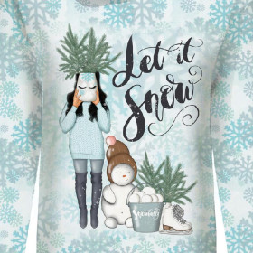 CLASSIC DAMEN HOODIE (POLA) - LET IT SNOW MS. 2 (WINTER IN DER STADT) - Sommersweat