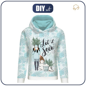 CLASSIC DAMEN HOODIE (POLA) - LET IT SNOW MS. 2 (WINTER IN DER STADT) - Sommersweat