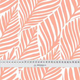 LEAVES WZ. 2 (apricot) - Wintersweat angeraut mit Elastan ITY