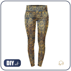 SPORTLEGGINGS - ZAUBER DAMASCO m. 1 (ZAUBERSCHULE) / gold 