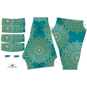 SPORTLEGGINGS - MANDALA m. 5 / smaragd