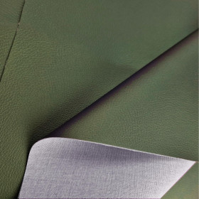 48cm METALIC OLIVE - metallisch Kunstleder