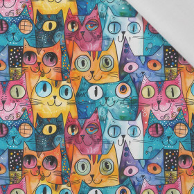 NEON CATS WZ.2 - Baumwoll Webware