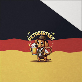 OKTOBERFEST - panel (75cm x 80cm)  Hydrophober angerauter Wintersweat