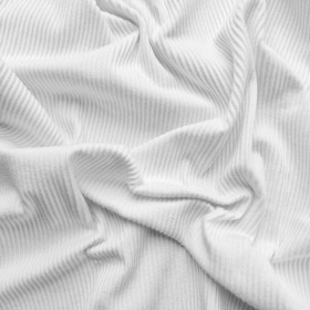 RIB JERSEY- weiß