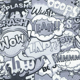 COMICS (schwarz-weiß) - Wasserabweisende Webware