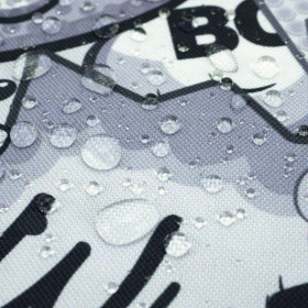 COMICS (schwarz-weiß) - Wasserabweisende Webware