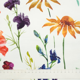 WIESENBLUMEN / weiß - SP250 Sommersweat