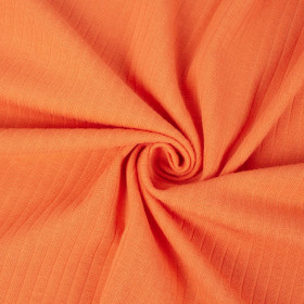 ORANGE - Dünner Rippenstrick