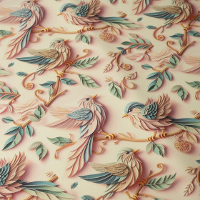 PAPER BIRDS - dickes geprägtes Kunstleder